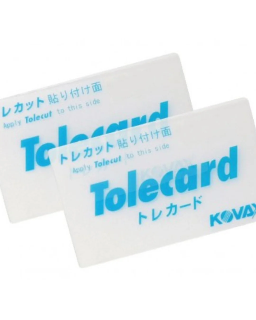 kovax-tolecard plastico para lijas stick on de kovax
