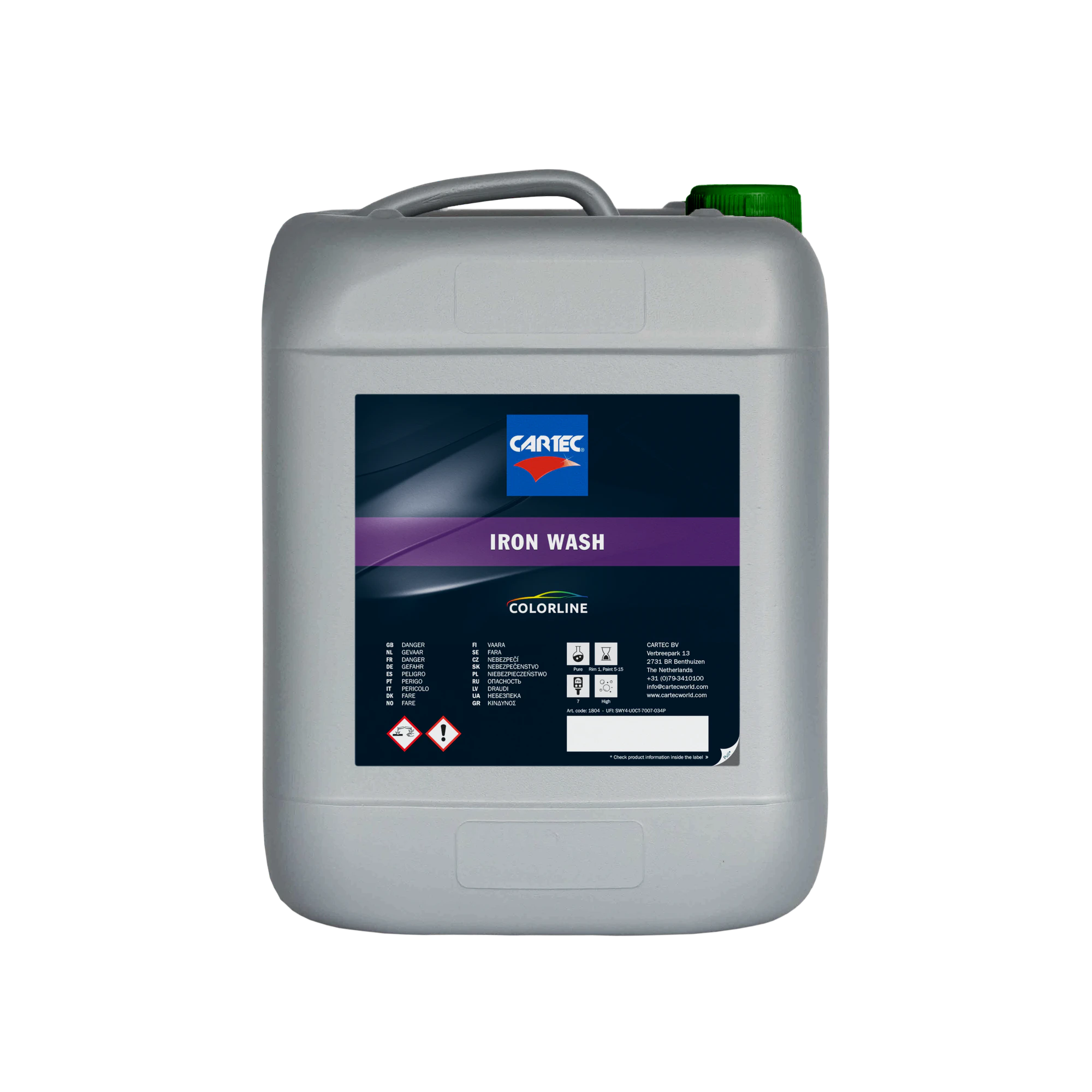 Cartec Iron Wash 10 L – descontaminante férrico
