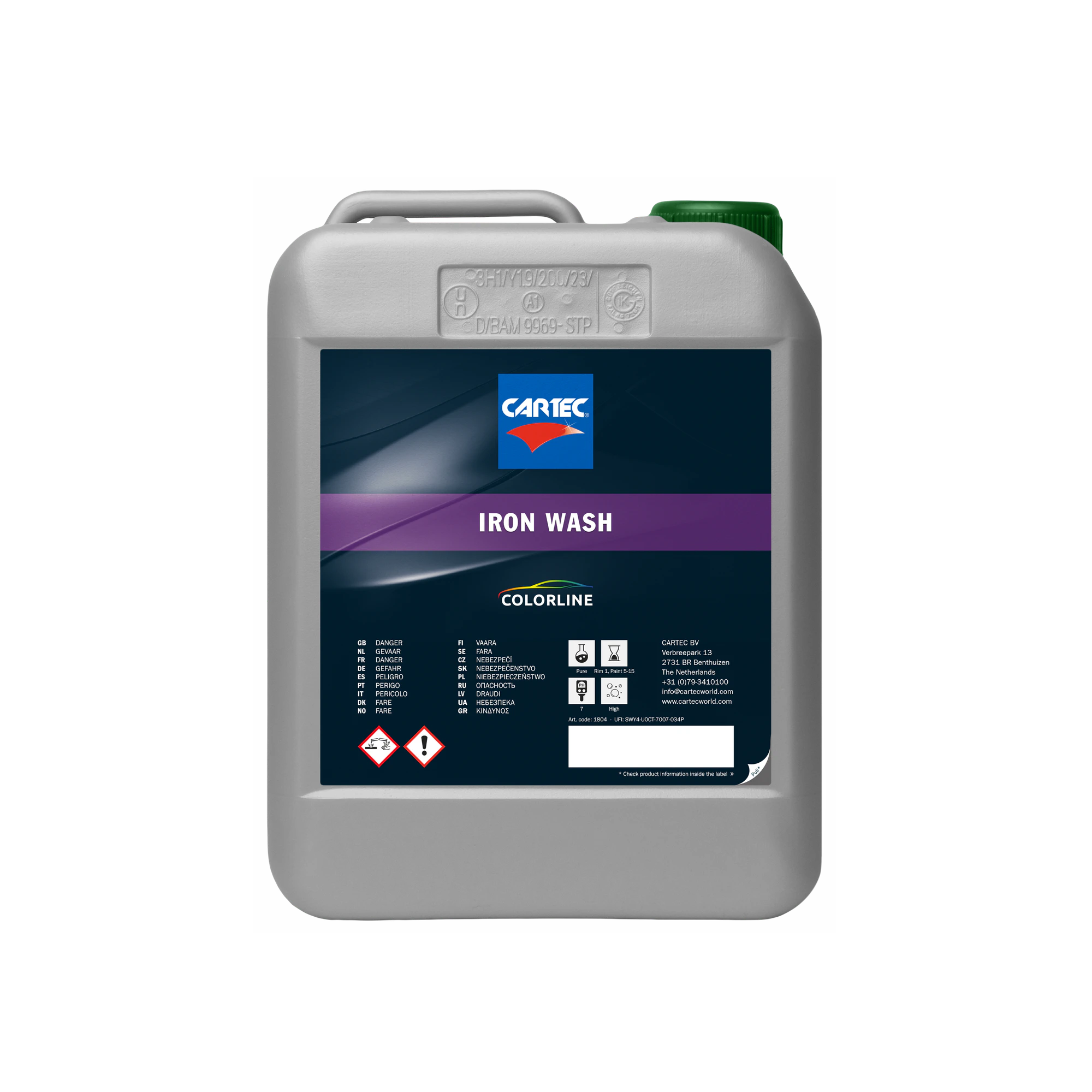 Cartec Iron Wash 5 L – descontaminante férrico