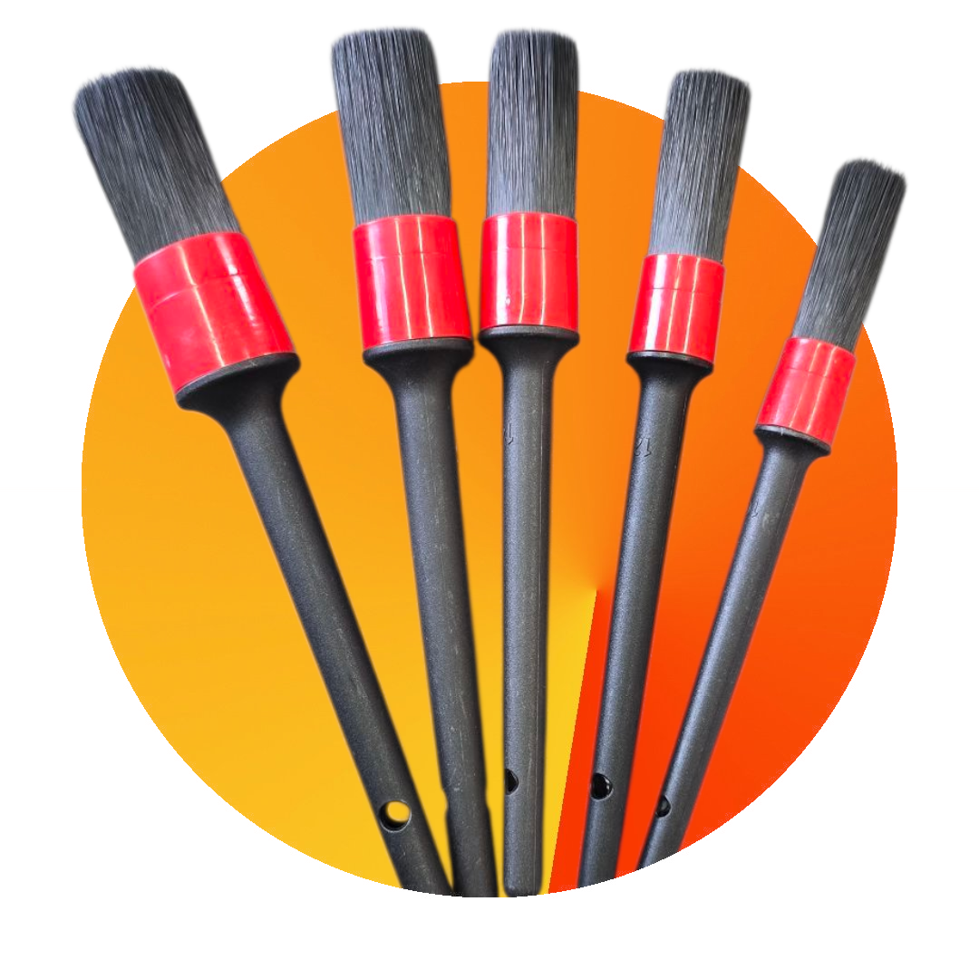 Pack de 5 Pinceles Detailing Profesional