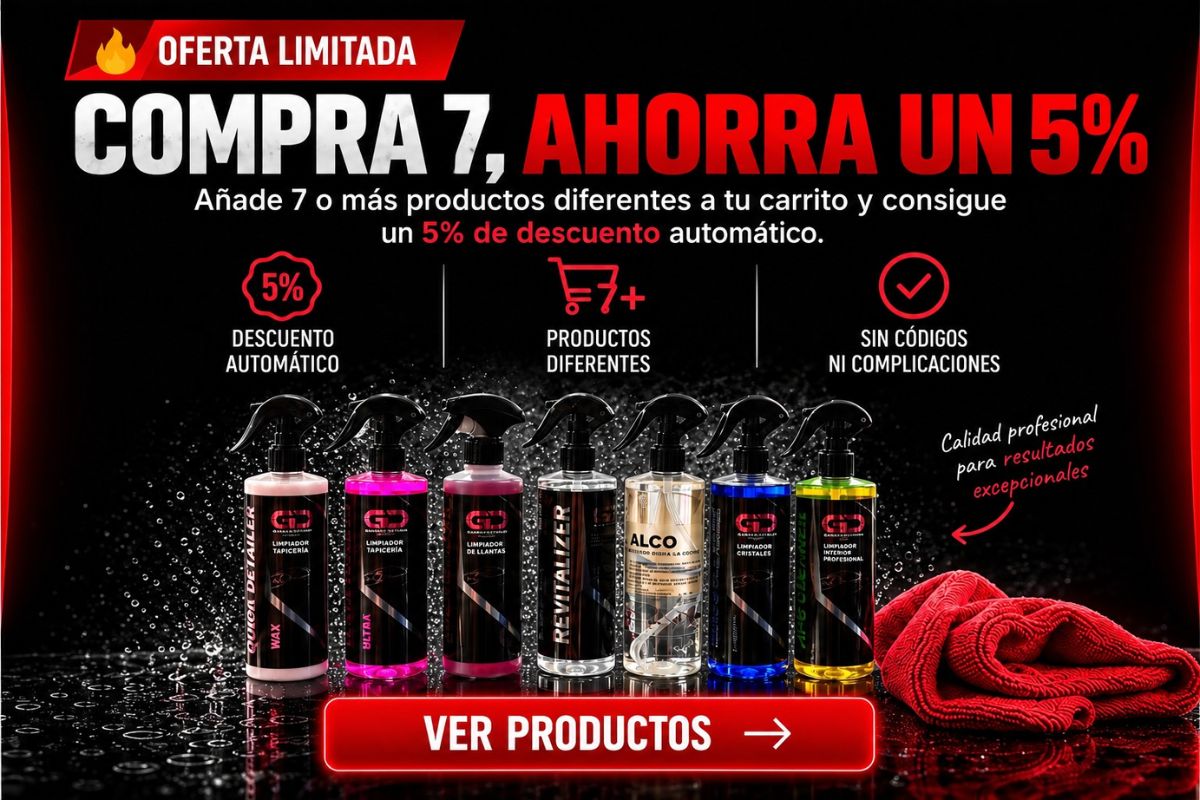 Compra 7 productos diferentes y ahorra un 5%